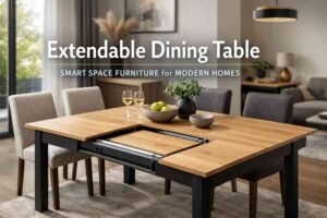 Extendable Dining Table Smart Space Furniture for Modern Homes