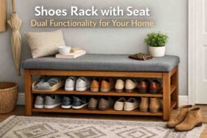 Shoes Rack with Seat Dual Functionality for Your Home