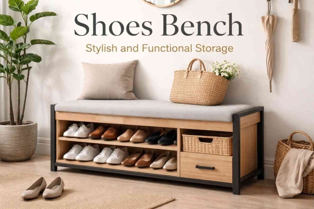 Shoes Bench Stylish and Functional Storage
