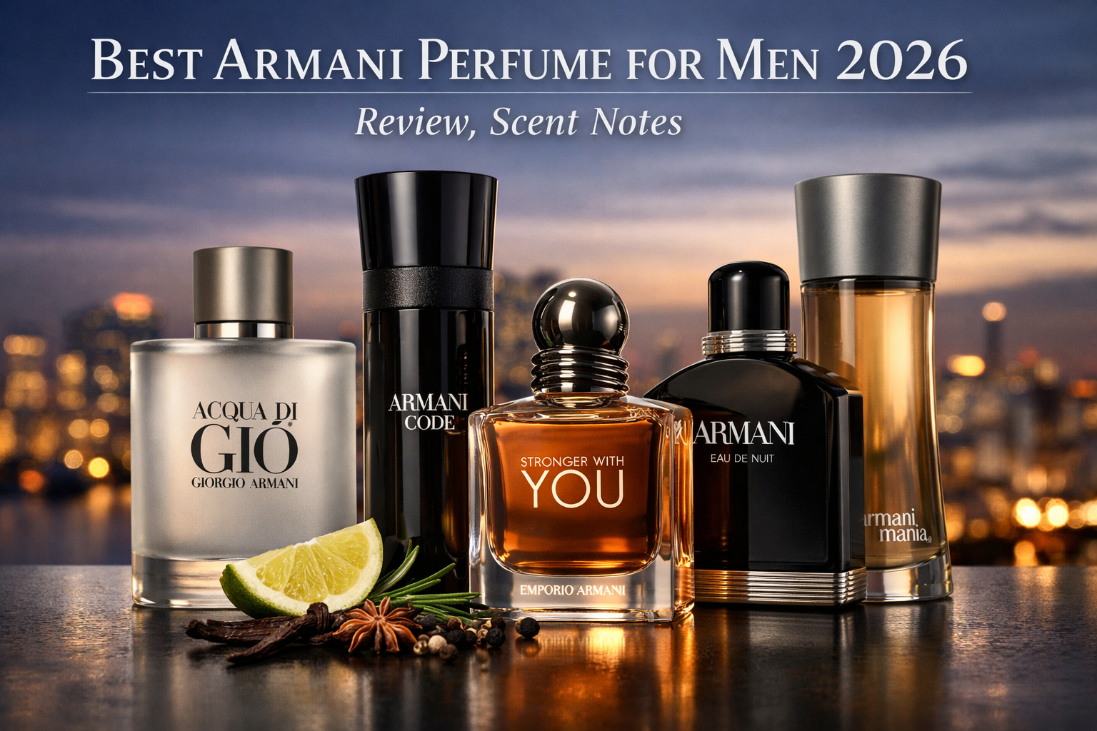 Best Armani Perfume for Men 2026  Review, Scent Notes