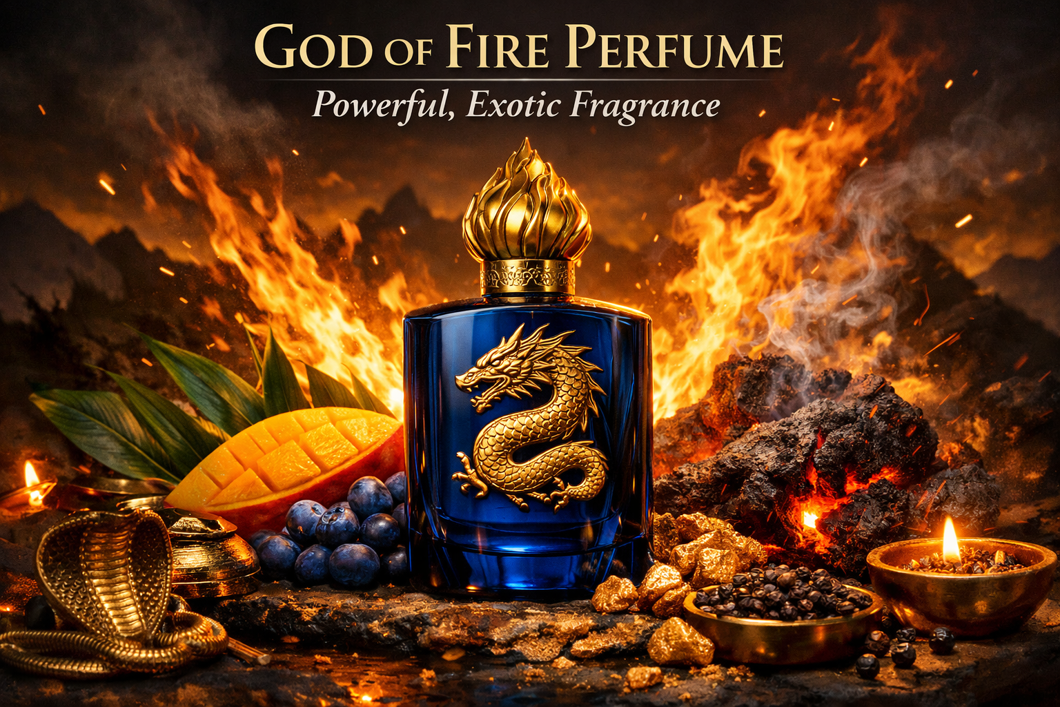 God of Fire Perfume Powerful, Exotic Fragrance