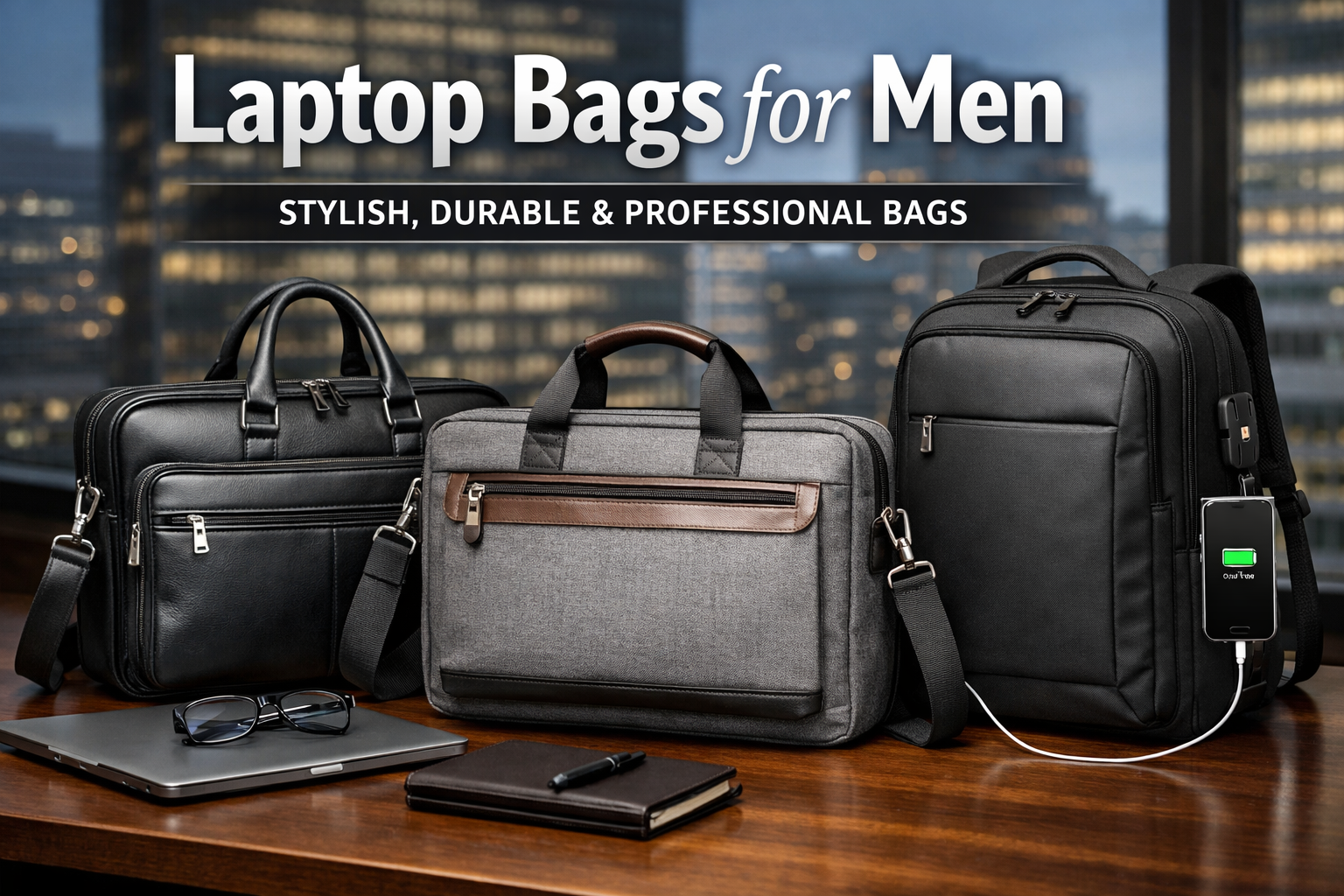 Laptop Bags for Men Stylish, Durable & Professional Bags